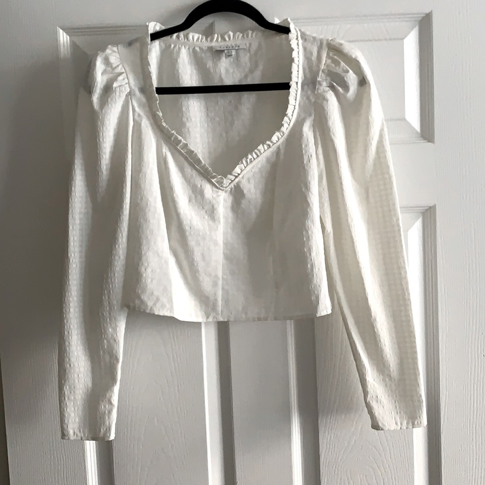 TopShop white blouse